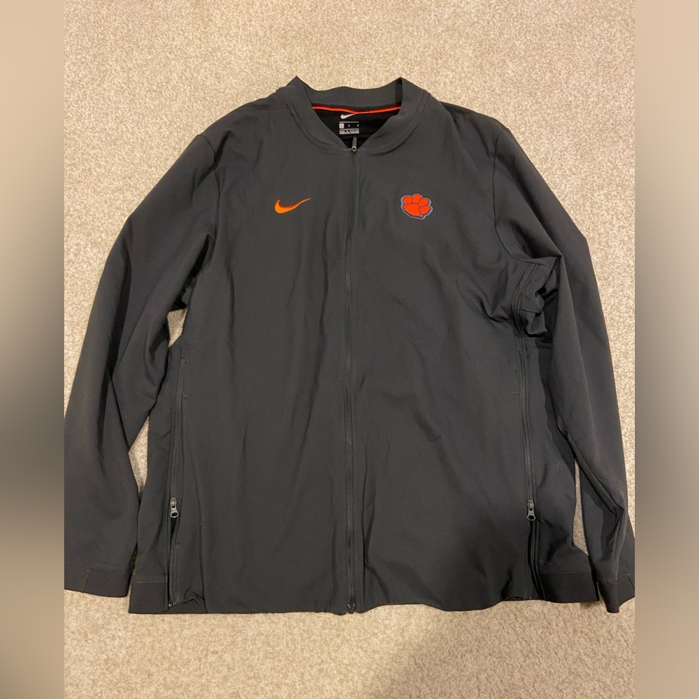 Clemson long sleeve zip up jacket